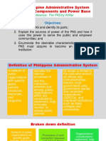 The Philippine Administrative System: (PAS) : Its Components and Power Base
