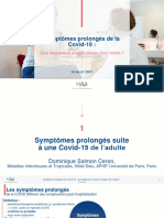 Webinaire Symptomes Prolonges de La Covid-19 Chez Ladulte - Diaporama