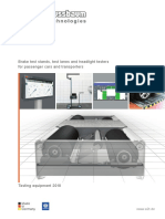 Brake Test Stands, Test Lanes and Headlight Testers For Passenger Cars and Transporters