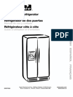 Download Kenmore Whirlpool Coldspot Refrigerator Manual - Model 10656249400 by Jeff SN52133456 doc pdf