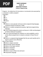 Python Programming