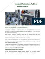 Career in Industrial Automation, PLC's & Industrial HMI's