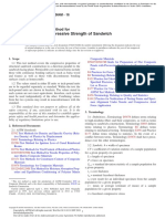 Edgewise Compressive Strength of Sandwich Constructions: Standard Test Method For