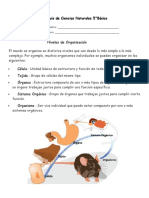 Guía de Ciencias Naturales 5. nIVELES DE ORGANIZACIÓN