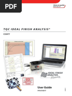 TQC Ideal Finish Analysis®: User Guide | PDF | Installation.