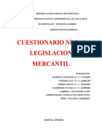 Legislacion Mercantil Cuestionario Nro. 3