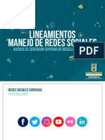 Manual Lineamientos Redes Sociales 2018