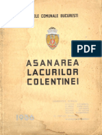 Asanarea Lacurilor Colentinei - 1936