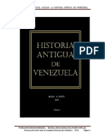 Historia Antigua de Venezuela Tomo I PDF
