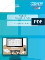 Procesador de Texto Guía Práctica Unidad II Formato Carta Currículum
