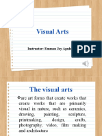 Visual Arts: Instructor: Emman Joy Apulog
