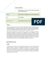 Técnicas de Recuperación de Suelos Contaminados