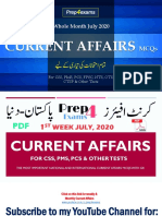 Whole Month July 2020 Current Affairs MCQs-Prep4exams