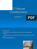 El Tribunal Constitucional Leccion7
