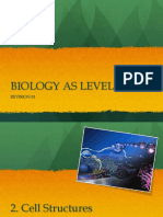 Biology As Level: Revision 01