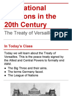International Relations in The 20th Century Treaty of Versailles