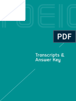 Transcripts & Answer Key