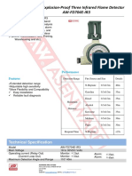 Explosion-Proof Three Infrared Flame Detector AW-FD704E-IR3: Technical Specification