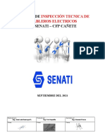 Inspección tableros eléctricos SENATI CFP Cañete