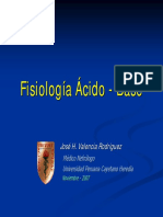 FISIOLOGÍA ÁCIDO-BASE Curso Postgrado UPCH 2007