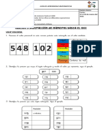 Guía de aprendizaje matemáticas quinto básico suma resta números hasta 1000