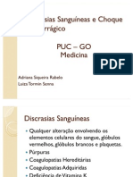 Discrasias Sanguineas e Choque Hemorrágico FINAL