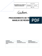 A-Pr-15-Pts Procedimiento de Manejo de Residuos