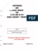 Continental O-470 IO-470 MX Overhaul 11976