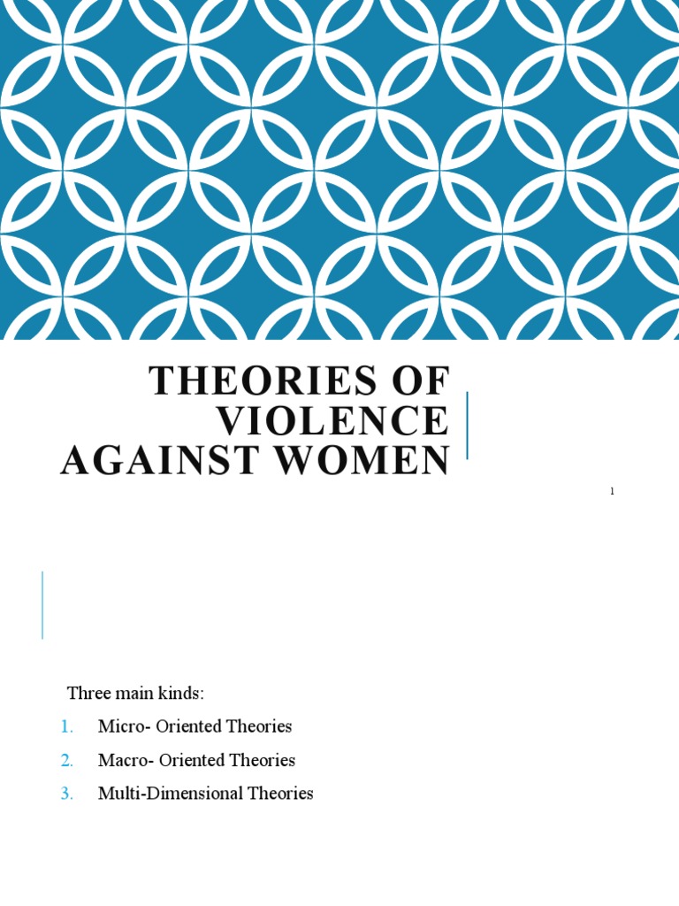 Theories of Violence Against Women | PDF | Violence | Modernization Theory