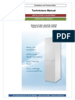 Technicians Manual: Installation & Adjustment Operation & Control