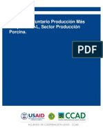 Acuerdo Voluntario Produccion Mas Limpia AVP+L  Sector Produccion Porcina.