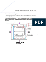 Bases Topes de Acero Inox Sotano y Primer Nivel