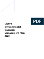 UNOPS Environmental Inventory Management Plan 2020 External EN