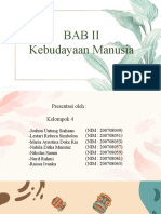 DASAR-DASAR ILMU BUDAYA Bab 2. Kebudayaan Manusia