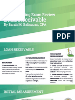 FAR Qualifying Exam Review: Loan Receivable