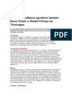 Partido Politico en Nicaragua