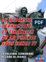 Le Redressement Économique Et Financier de La France Sous Henri IV