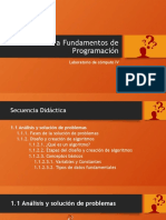 Presentacion Introducción A Fundamentos de Programación