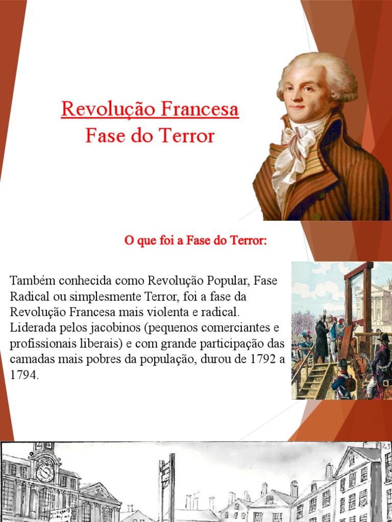 Fase Do Terror Na França | PDF | Revolução Francesa | Reino de Terror