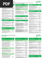 CPT Codes: Hepatitis C