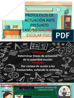 Presentación Protocolos de Actuación Ante Presunto Caso de Maltrato Escolar Fíaico.