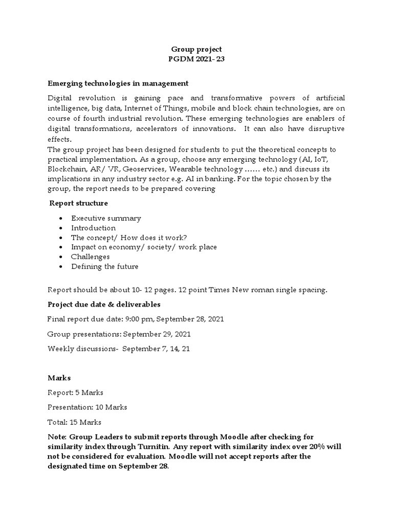 Group Project | PDF