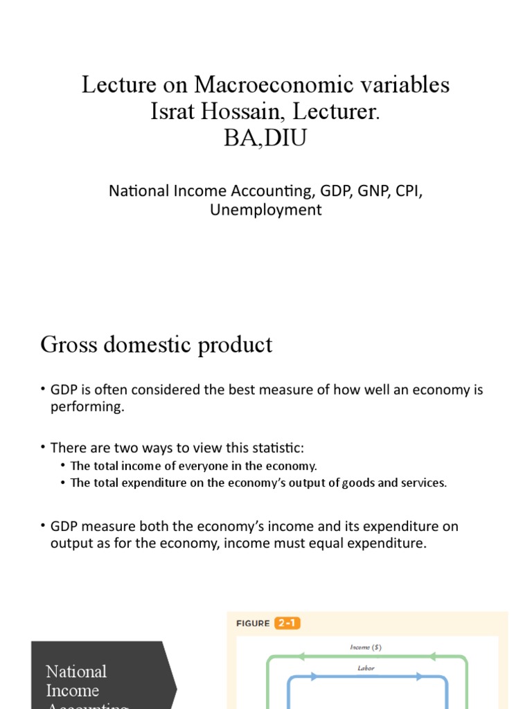 Understanding Macroeconomic Variables | PDF | Gross Domestic Product ...