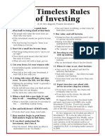 12 Timeless Rules of Investing
