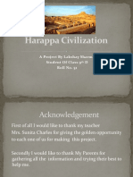 Harappa Civilization: A Project by Lakshay Sharma Student of Class 9 D Roll No. 51