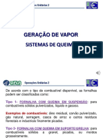 Aula - 17 Geradores de Vapor - Sistemas de Queima