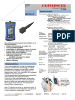 G 1690 O - Analyser / Oxygen Measuring Instrument: Technical Data