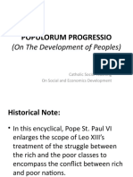 Populorum Progressio: (On The Development of Peoples)