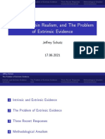 Arealism, Thin Realism, and The Problem of Extrinsic Evidence