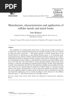 Download Manufacture characterisation and application of cellular metals and metal foams by Davison Almeida SN52136576 doc pdf